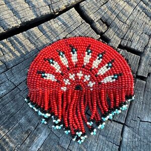 Native American Beaded Barrette
